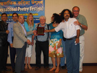 Shabdaguchha Lifetime Poetry Award, Reciving by Stanley H. Barkan